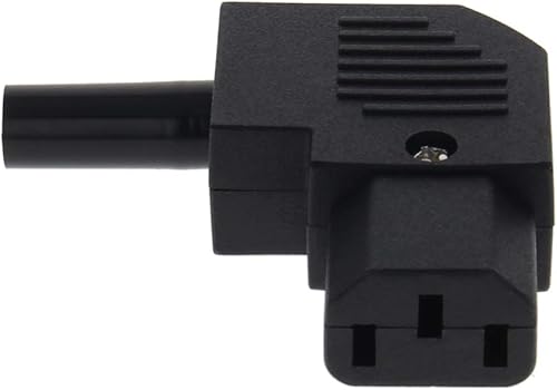 Fielect C13 Adaptador de enchufe de alimentación Conector de alimentación CA Enchufe de alimentación AC110-250V 10A 3 pines Terminales Adaptador en