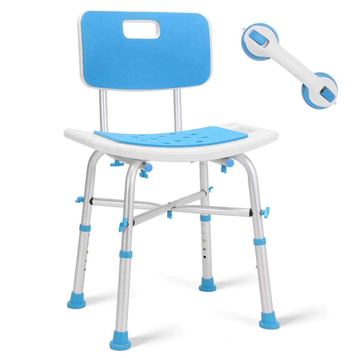 Buy Line Massage Products Heavy Duty Shower Chair with Large Back 500lb