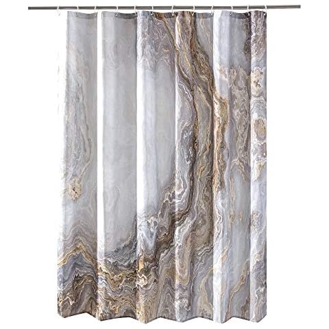 COSEVIER Shower Curtain Marble Texture for Bathroom, Polyester Fabric Waterproof Bathroom Decor,72x72 Inches,Stardard Size Cover
