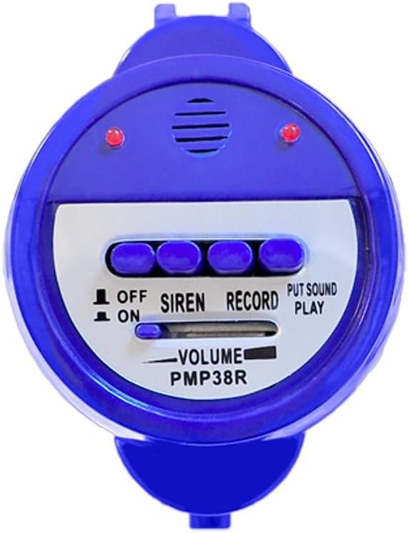 Pyle Megaphone Speaker PA Bullhorn with Built-in Siren - 30 Adjustable Volume Control, Rechargeable Battery & Record Function - Ideal for Football, Baseball, Basketball Cheerleading Fans & Coaches or for Safety Drills (PMP38R)