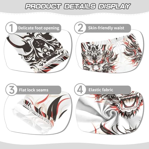 Girls Leggings Dragon Face Roaring Toddler Girls Clothes Leggings for Girls Toddler Girls Leggings 3-4T3