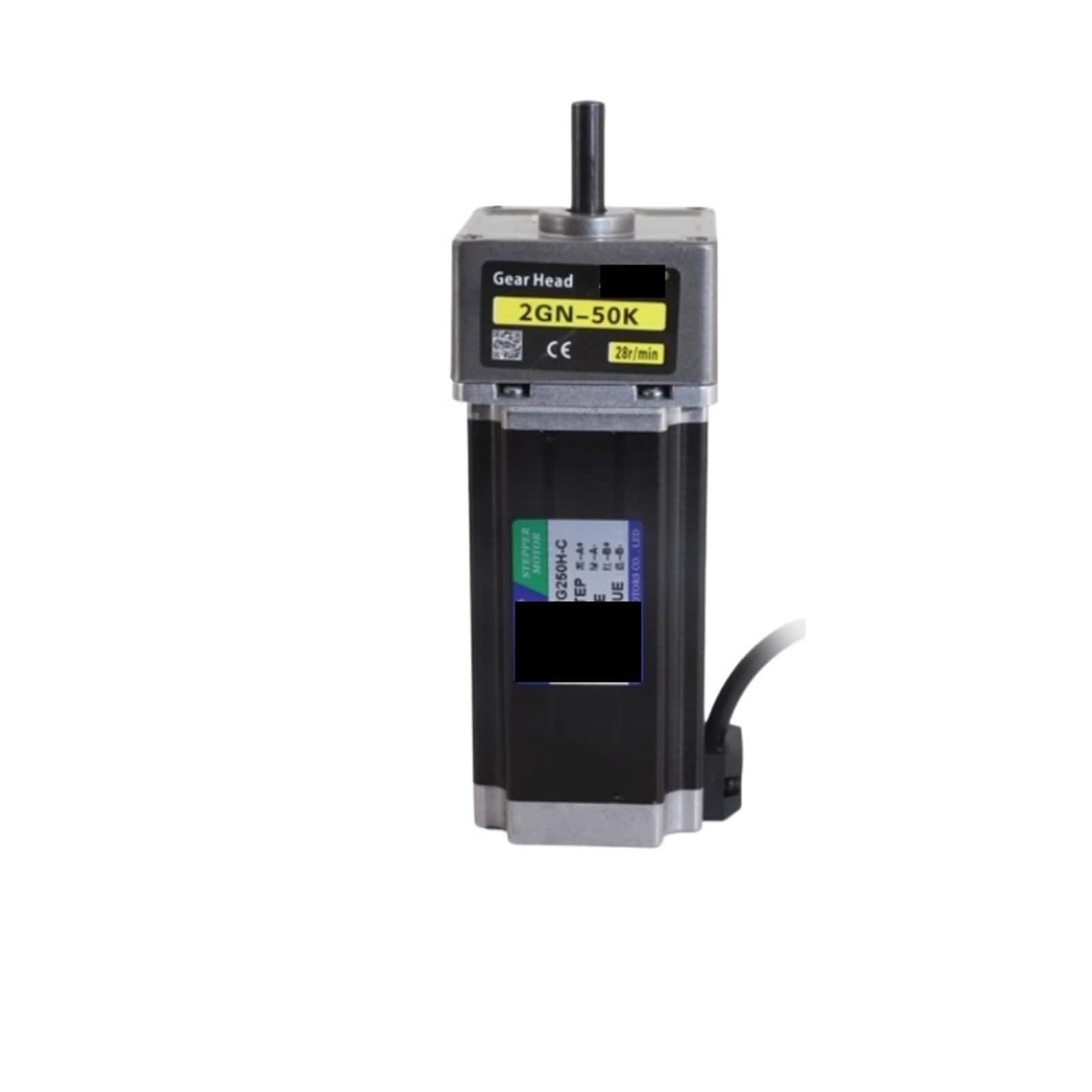 Motor paso a 57BYG250H-C Motorreductores 57 Caja de cambios con reductor engranajes 2,8 NM for motor a Salida eje excéntrico 2GN mm(Ratio 180,2.8N no driver)