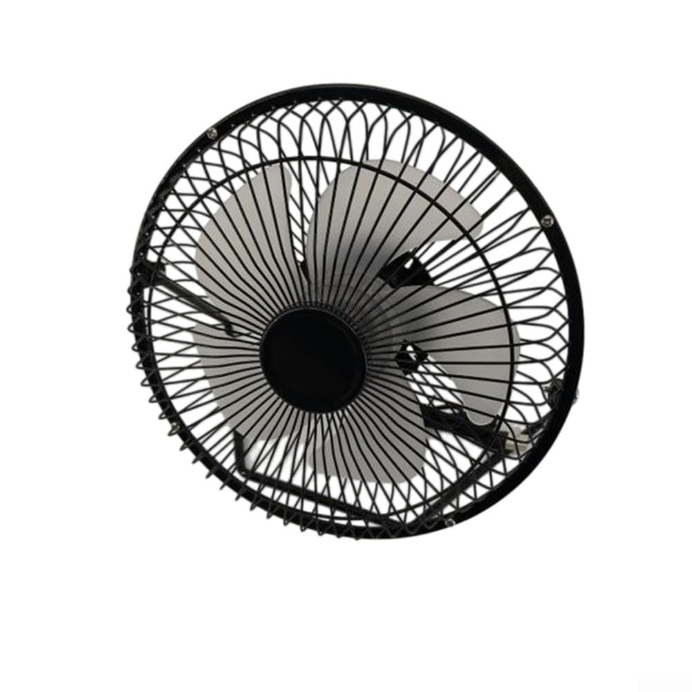 Ventilador accionado por panel solar de 10 W con soporte opcional para uso en invernaderos, caravanas, remolques y áreas de camping al aire libre (sin soporte)