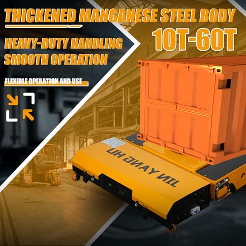 Electric Machinery Skates Dolly, 360° Mobile Mechanical Transporters, Machine Skates Dolly with 2pcs Straight Auxiliary Wheels Skates (30t - with a Pair of Auxiliary Wheels)