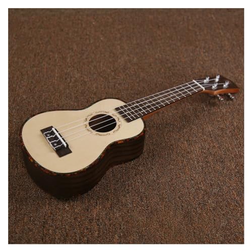 ウクレレ楽器 21 インチ ウクレレ ローズウッド単板ボディ クロムメッキ クローズド チューナー 4 弦ウクレレ小型ギター