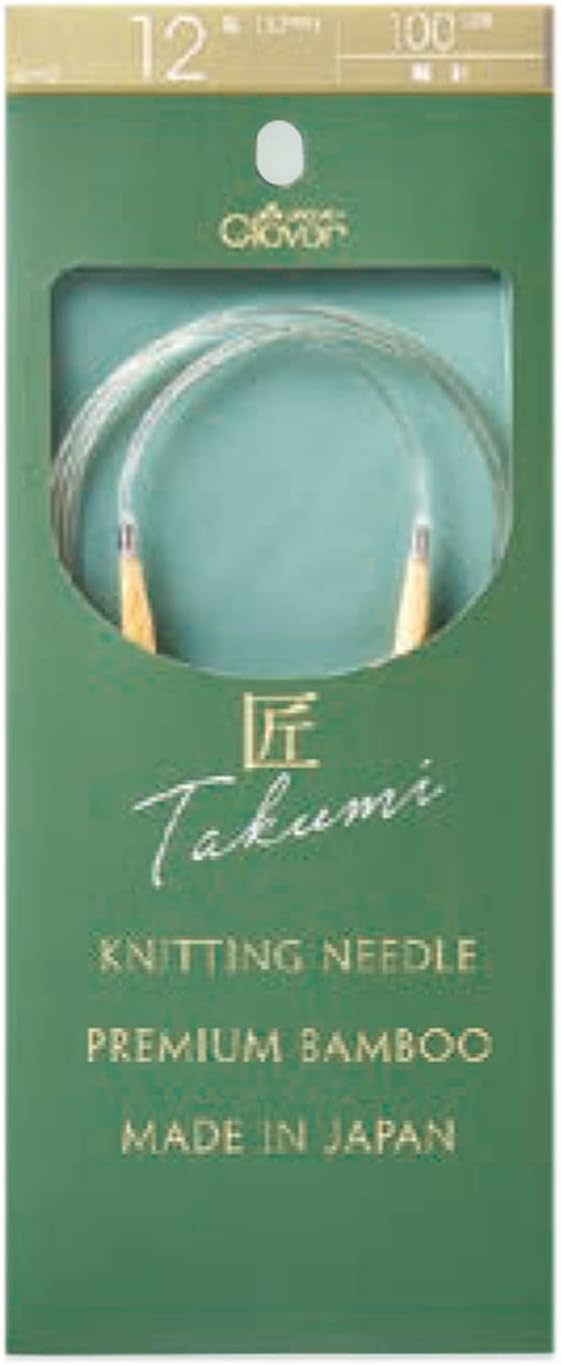 Clover 45-912 Takumi Circular Needles, S, 39.4 inches (100 cm), No. 12
