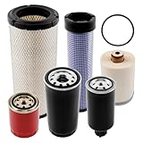 Air, Fuel, Oil & Hydraulic Filter Kit (6 Pack) Compatible with Mahindra 4540 4550 TractorsReplaces
