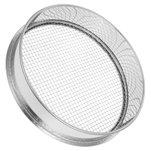 Sosoport Tamiz De Malla para Tierra y Piedras Herramienta De Jardinería y Cocina Tamiz para Jardín y Suelo para Exteriores