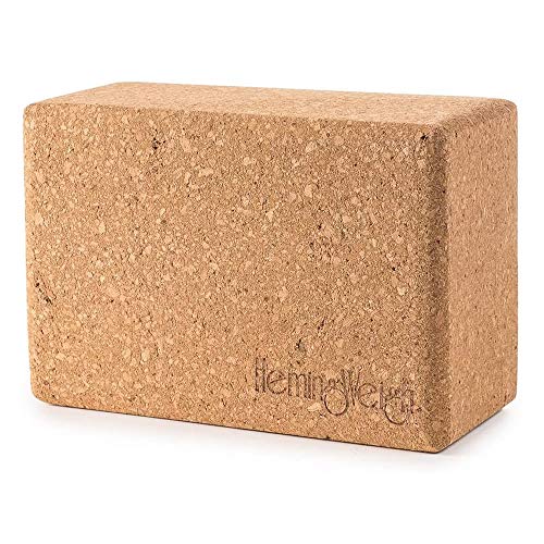HemingWeigh Yoga-Block aus Kork, Kork, 1 Pack