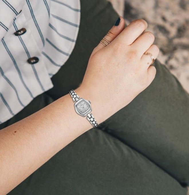 JIANDUN Vintage Small Gold Women’s Watch, Elegant Stainless Steel Bracelet, Water-Resistant with Tools Included - Image 5