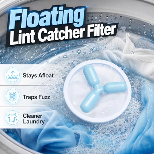 Image of Washing Machine Lint Catcher, 2026 New Floating Washer Filter (9)