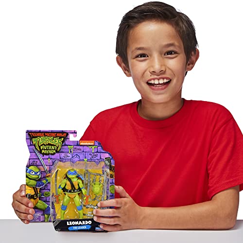 image for Teenage Mutant Ninja Turtles: Mutant Mayhem 4.5” Leonardo Basic Acti