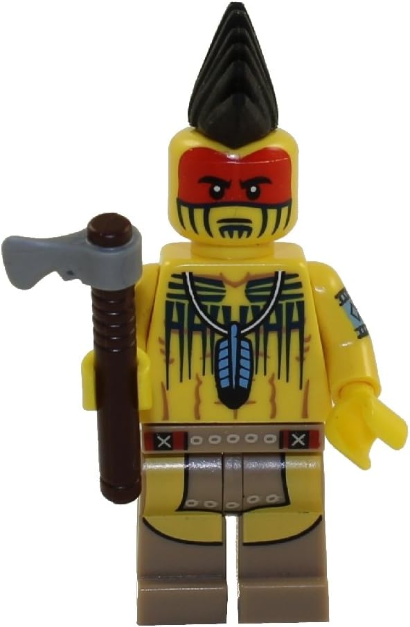 Lego Series 10 Tomahawk Warrior Mini Figure
