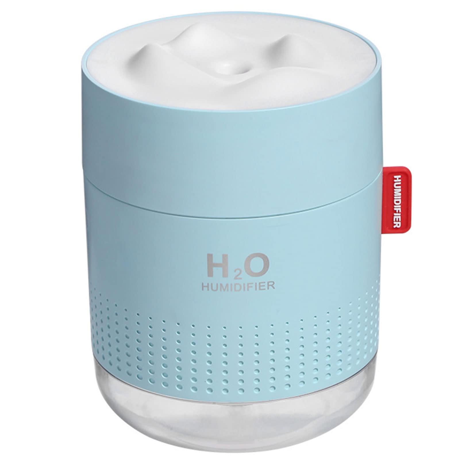 BUYAO Mini USB Charge Humidifier Students Dormitory Office Desktop Mute Cute Snow Mountain Humidifier