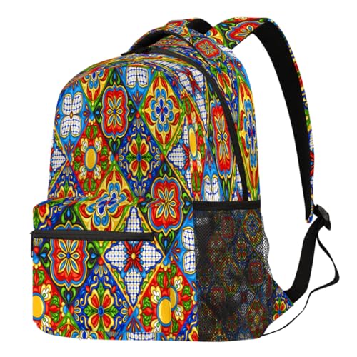 Sac à dos Talavera marocain pour garçons et filles style vintage : le cadeau idéal d'école