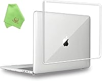 Vista 17 de UESWILL Funda de Carcasa Rígida Mate Compatible con MacBook Pro (Retina, 13 pulgadas, principios de 2015/2014/2013/finales de 2012), Modelo Negro