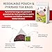 VEGS Rose Petals Tea, 100% Pure Real Red Rose 60 Pyramid Tea Bags - Premium Freeze Dried, Edible Grade Organic Rose Petals for Digestion, Skin Glow, Cleanse Support - No Caffeine & Sugar-Free