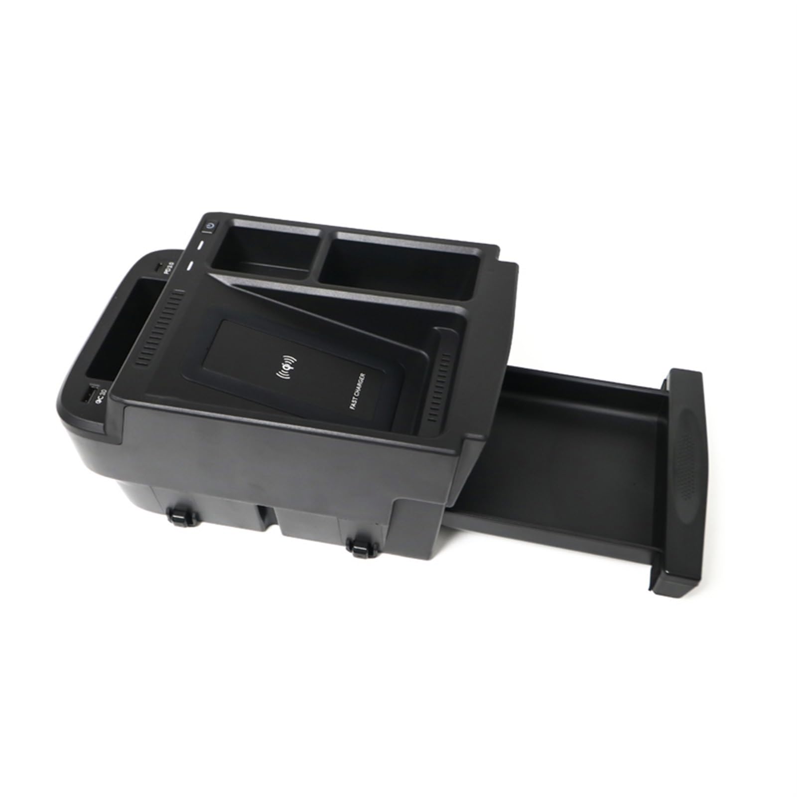 Ładowarka samochodowa QI bezprzewodowa 15 W, do ładowarki CRV 2017-2021 Telefon komórkowy Tepy Interfejs USB CPD Szybkie ładowanie Uchwyt Akcesoria Podwójny adapter ładowarki samochodowej USB