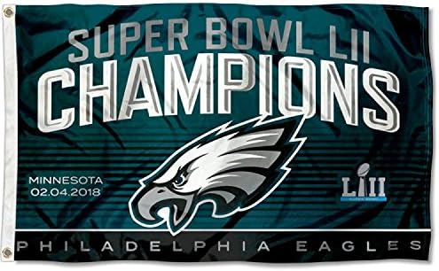 Fremont Philadelphia Eagles Super Bowl LII 52 Champions Banner Flag - 3' X 5'