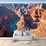 3D Fototapete Grand Canyon, USA 250x175 cm Foto Tapete Vlies Wandtapete, Modern 3D Effekt...