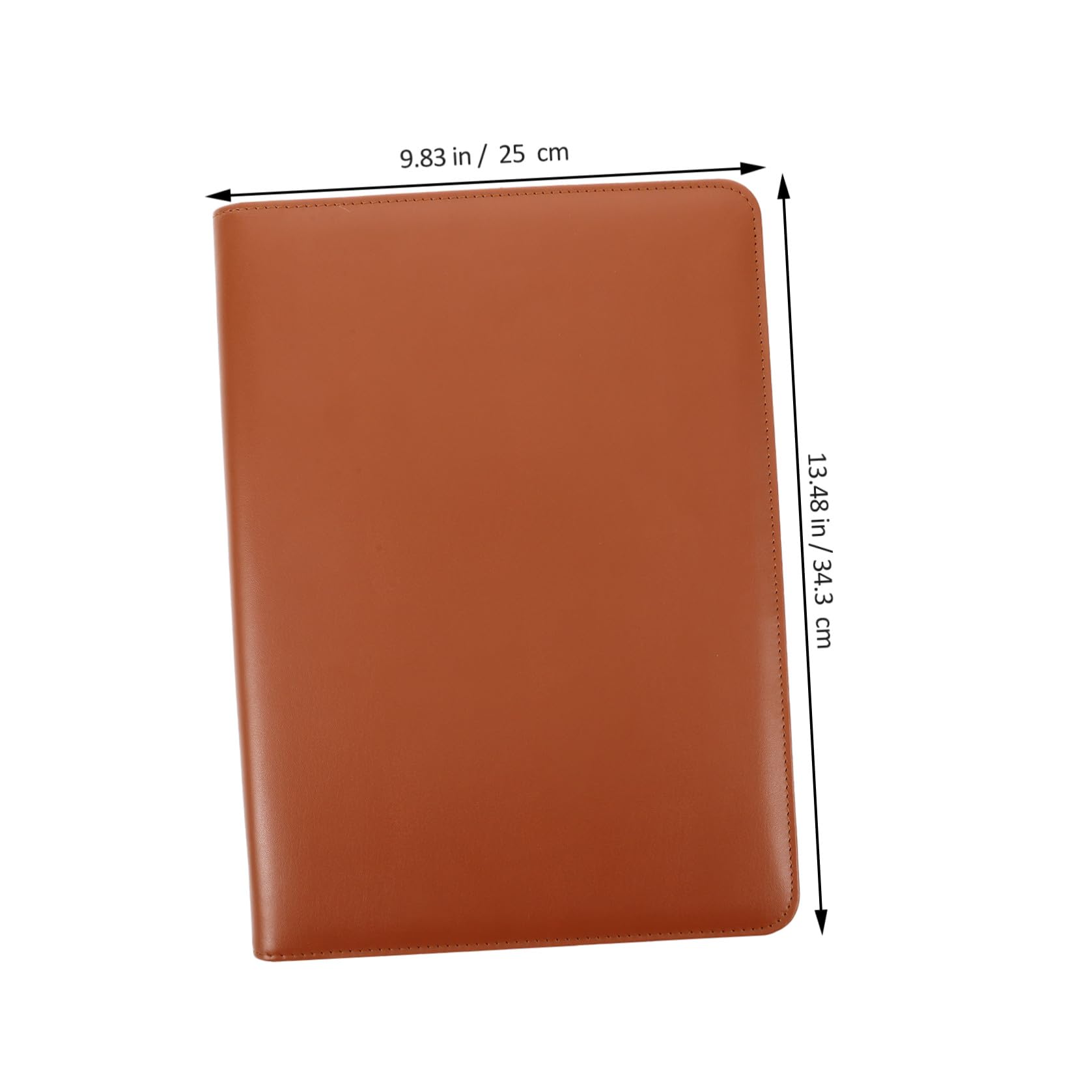 Sewroro carpeta bolsa con cremallera carpeta organizador portafolio de negocios Portafolio de archivos Organizador de tarjetas de cartera de oficina padfolio PU