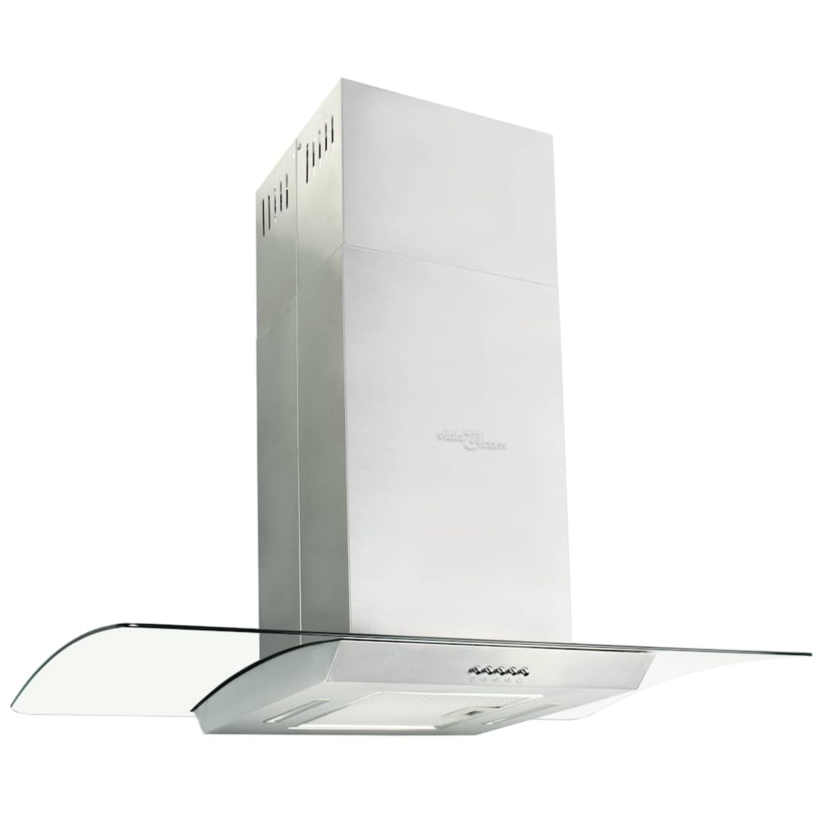 Homgoday Cappa a Isola 90 cm Acciaio Inossidabile 756 m3/h LED