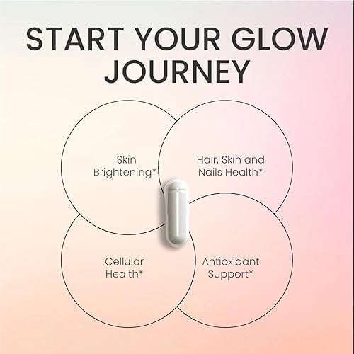Miniatura 2 de Complejo de piel y belleza para mujeres, aclaramiento de la piel, salud del cabello, piel y uñas, salud celular, soporte antioxidante, vegano, sin