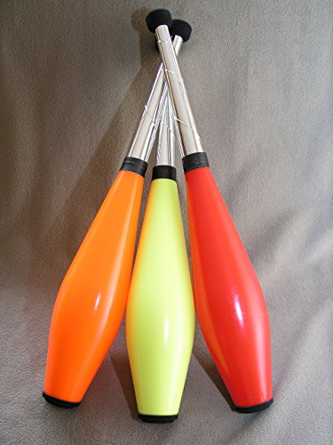 Henrys Mazas: Classic Long Entrenamiento, Juego de 3, Naranja/Amarillo/Rojo