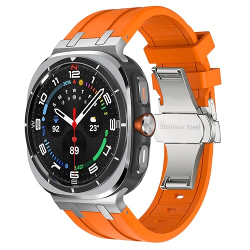 Bracelet silicone Samsung Galaxy Watch Ultra 47mm souple anti-transpiration pour peau sensible
