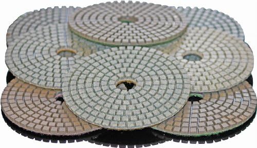 STADEA 4" Diamond Polishing Pads Grit 800 Wet for Granite Concrete Stone Polishing