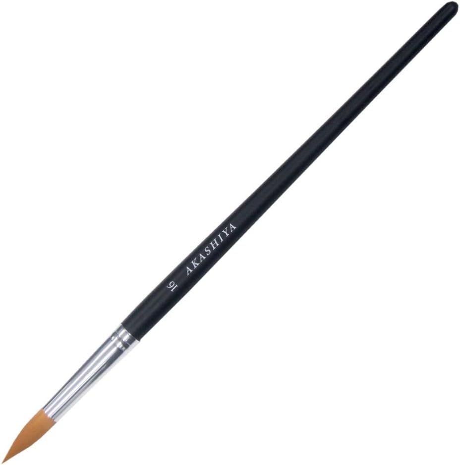 Akashiya GAR#16S Art Sable Paintbrush, No. 16, Round