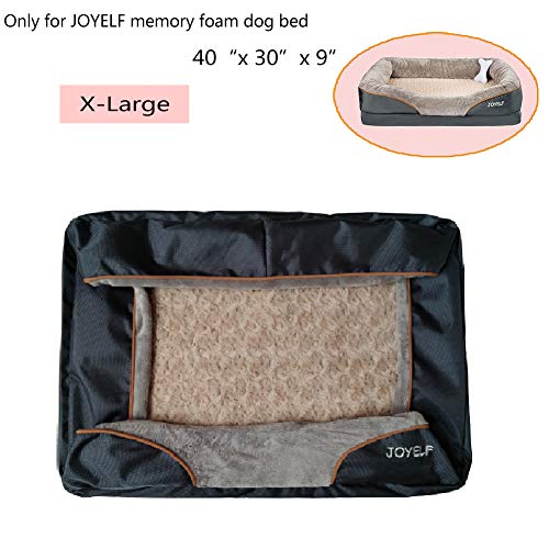 JOYELF X-Large Memory Foam Hundebett Ersatzabdeckung für 102 x 77 cm