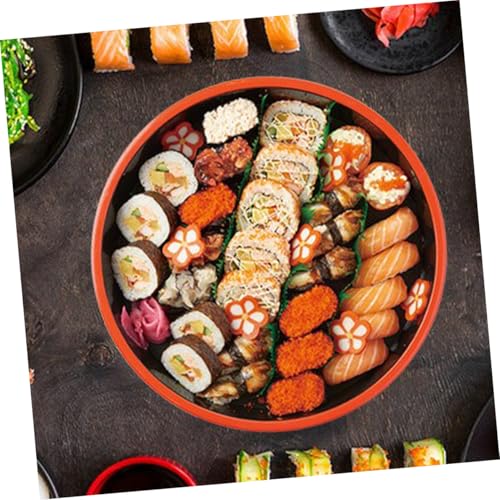 Bandeja para servir sushi NUOBESTY 24.5cm redonda miniatura 7