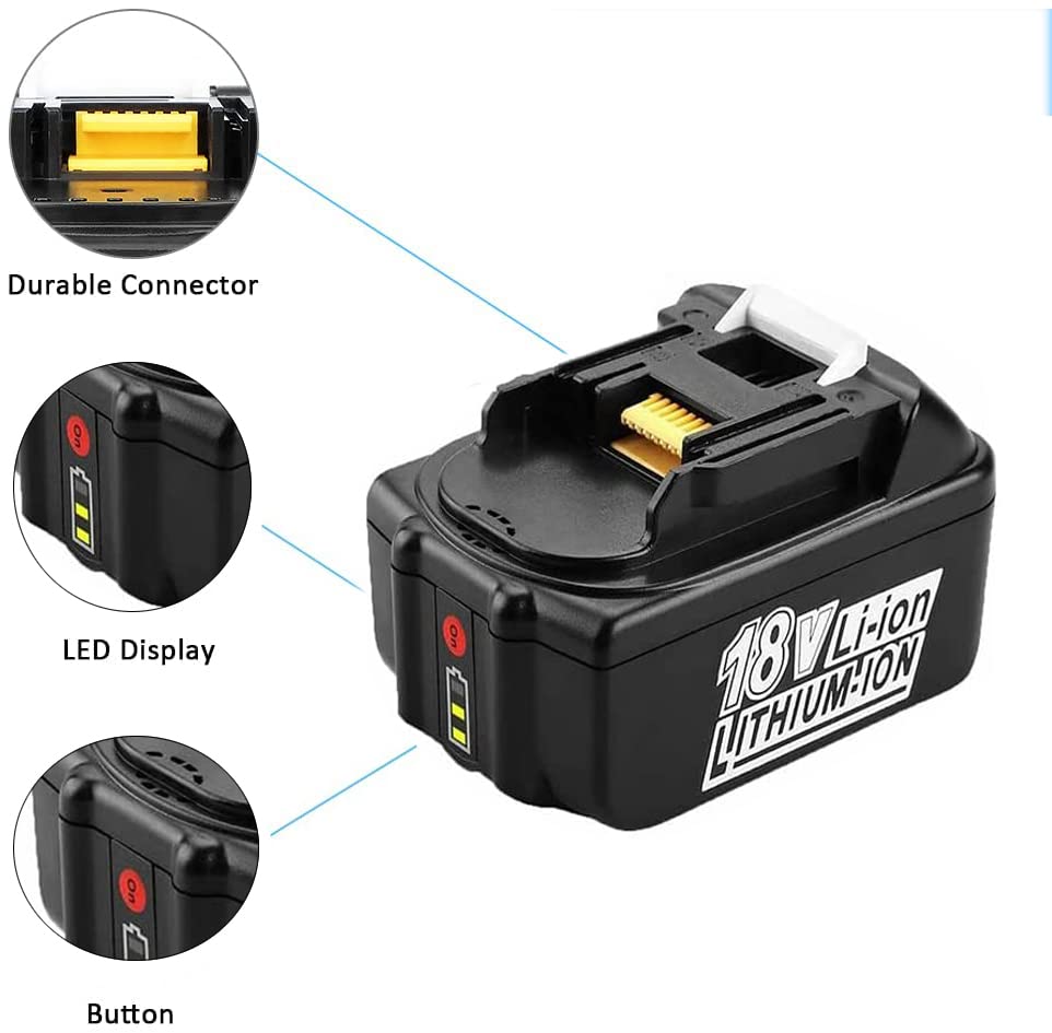 PowerCore 18V Accu 9.0 Ah 9000mAh Compatibel met Makita BL1850B BL1860