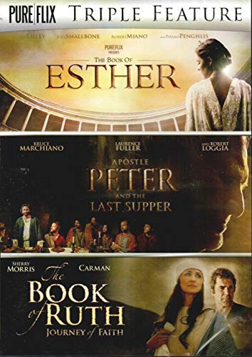 DVD - Triple Feature: Esther/Apostle Peter & Last Supper/Book Of Ruth (3 DVD)