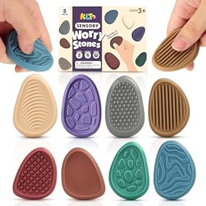 Fidget Toys Adults Sensory Stone: 8...