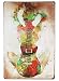 ERLOOD Music Guitar Girl Retro Vintage Tin Sign 12 x8