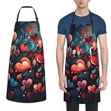 🎉 TAGLIA UNICA: Questo grembiule da chef misura 52 cm di larghezza x 72 cm di lunghezza, con un design pratico ed elegante che copre gli adulti dal petto al ginocchio, offrendo un'ottima copertura e protezione da grasso, schizzi e macchie di cibo in cucina.