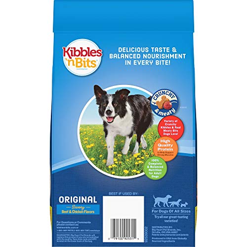 Kibbles 'N Bits Original Savory Beef & Chicken Flavors Bonus Bag Dry Dog Food, 4.2 Lb - Image 2