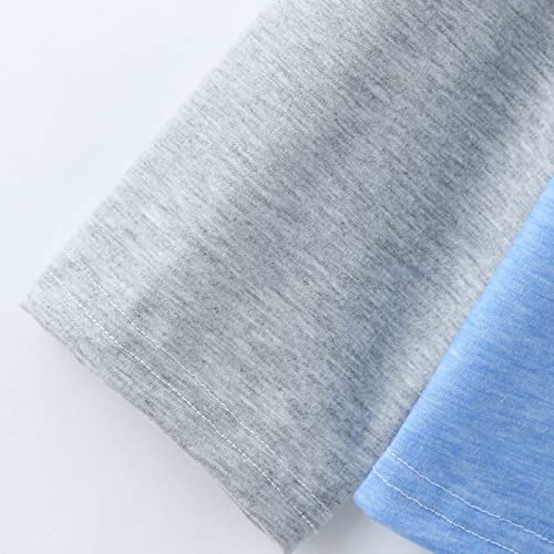 Girls Shirts for Kids Sleeve Raglan Sleeve T Shirts Crewneck Tunic Tops Kids Teen Color Block Tee4