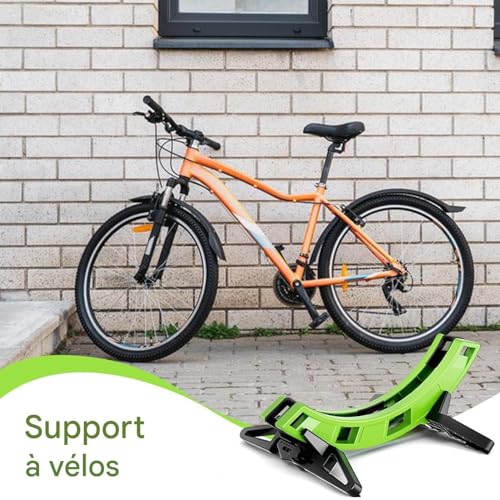 Support vélo réglable et robuste de stationnement pour garage et VTT - 2
