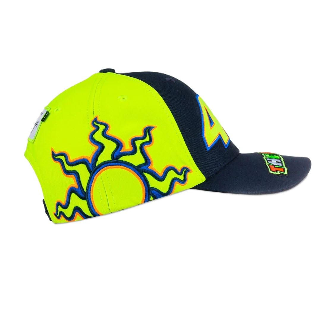 Casquette Sole Luna The Doctor Heritage VR46 Enfant Moto Gp Bleu