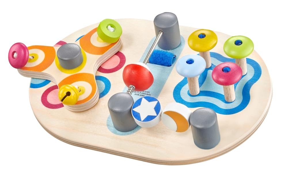 Selecta 62064 Jeu de motricité Spintivity, en bois, 20 cm
