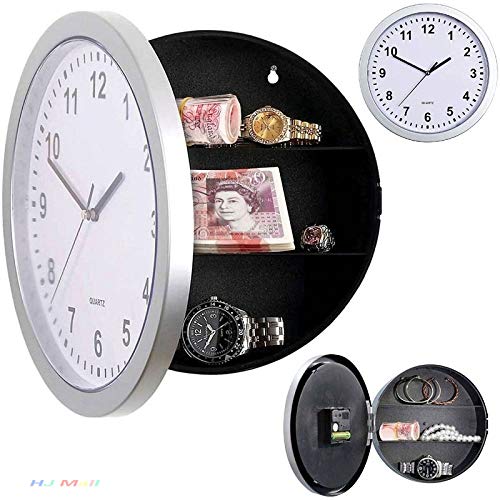 Pendule murale avec cachette secrète pour sécuriser le bureau et le salon