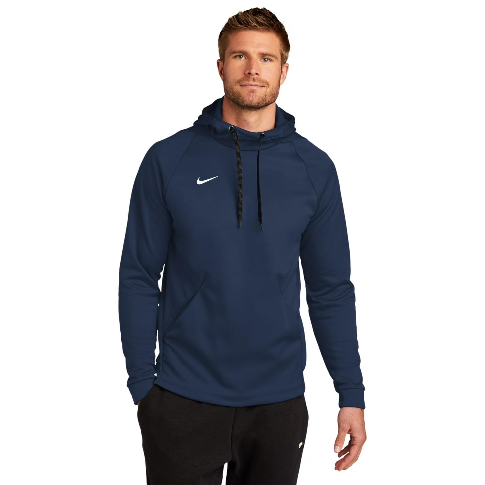 Nike Mens Therma Training Hoodie US Alpha XX-Large Regular Regular Armory Navy