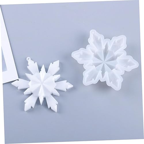 Miniatura 6 de Encantos de joyería de silicona de copo de nieve cómodos y fáciles de limpiar para