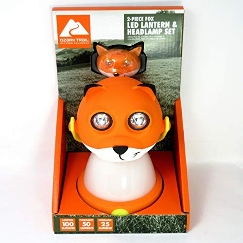 Ozark Trail Outdoor Equipment LED Lantern & Headlamp Set - Fox