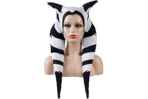 FirstCos Tano Headpiece: Clone Wars Twilek Headpiece for Adult Cosplay