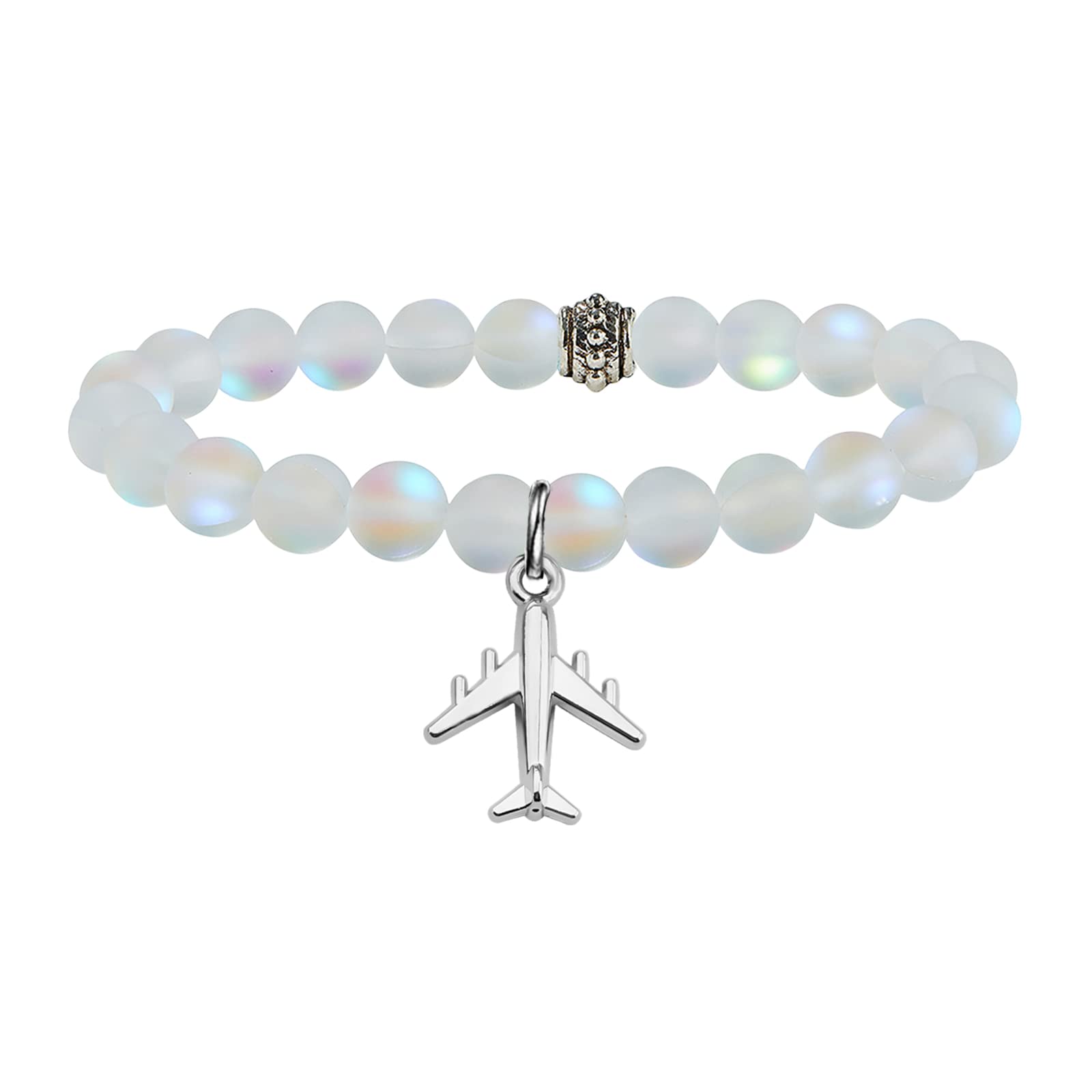 UJIMSAirplane Bracelet Flight Attendant Graduation Gifts for Flight Student Pilot Jewelry Traveller Aviation Crew Gifts