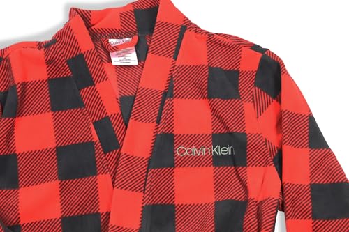 Calvin Klein Boys Cuffed-sleeve Soft BathrobeRobe2